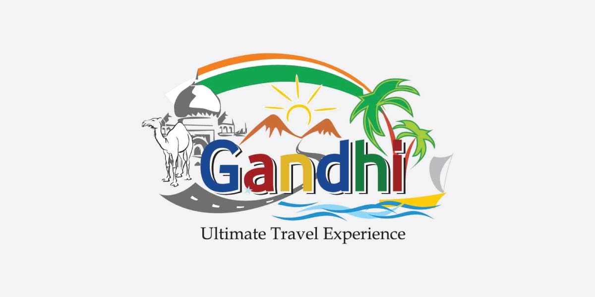Travels agency India | tour service Logo | Gandhi Travels Logo