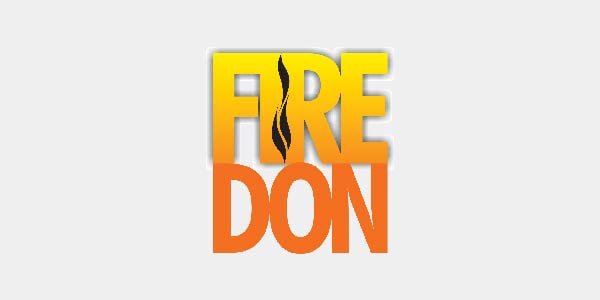 fire don | fire logo | fire type logo | fire | unique logo design