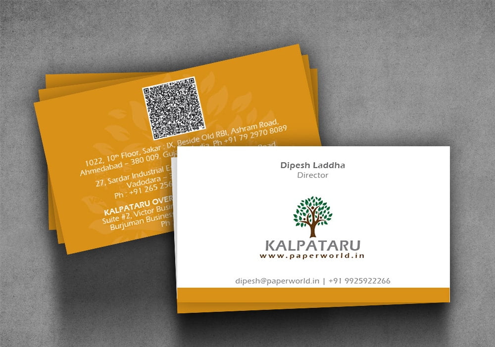 Visting Card Design - Business Card Design for paper manufacturar
