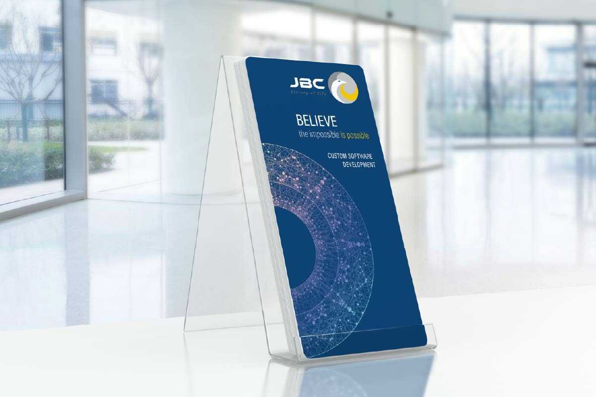 Standee Design for JBC Group Dubai, UAE