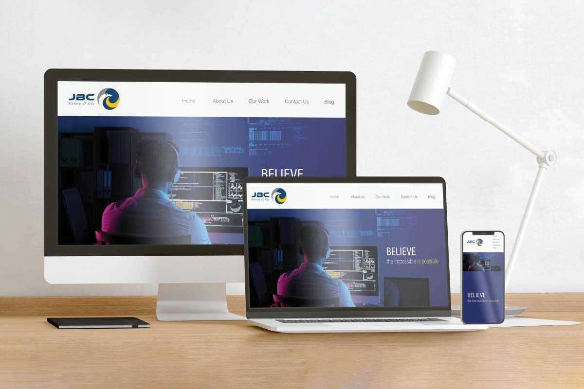 Website Design and development for JBC Group of Dubai, UAE