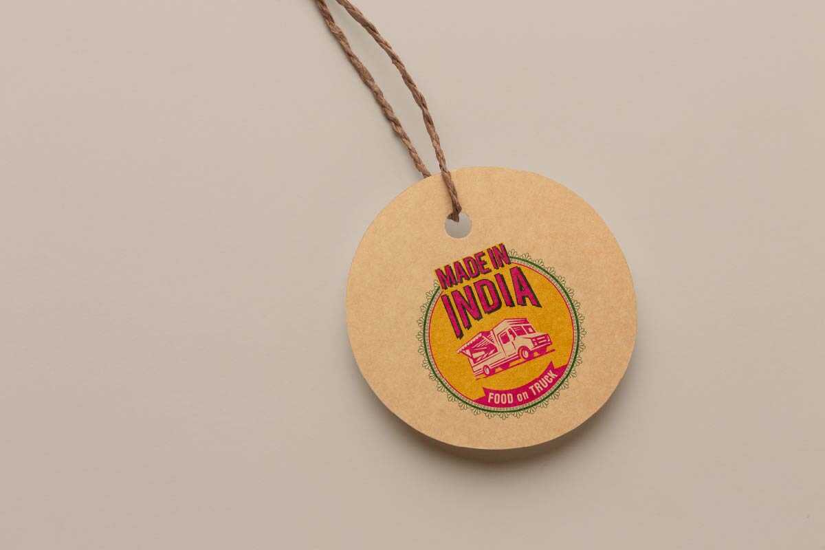 Food price tag design