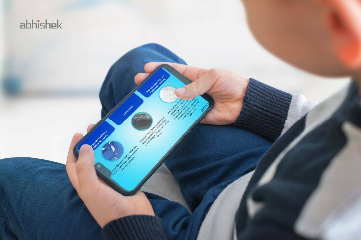 safety product manufacturer digital brochure design