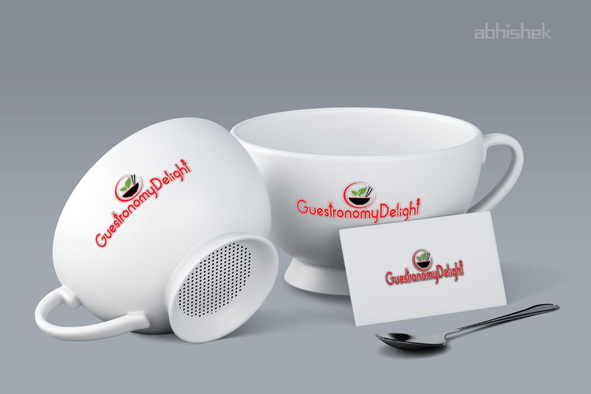 Custom restaurant cups and bowls with printed branding