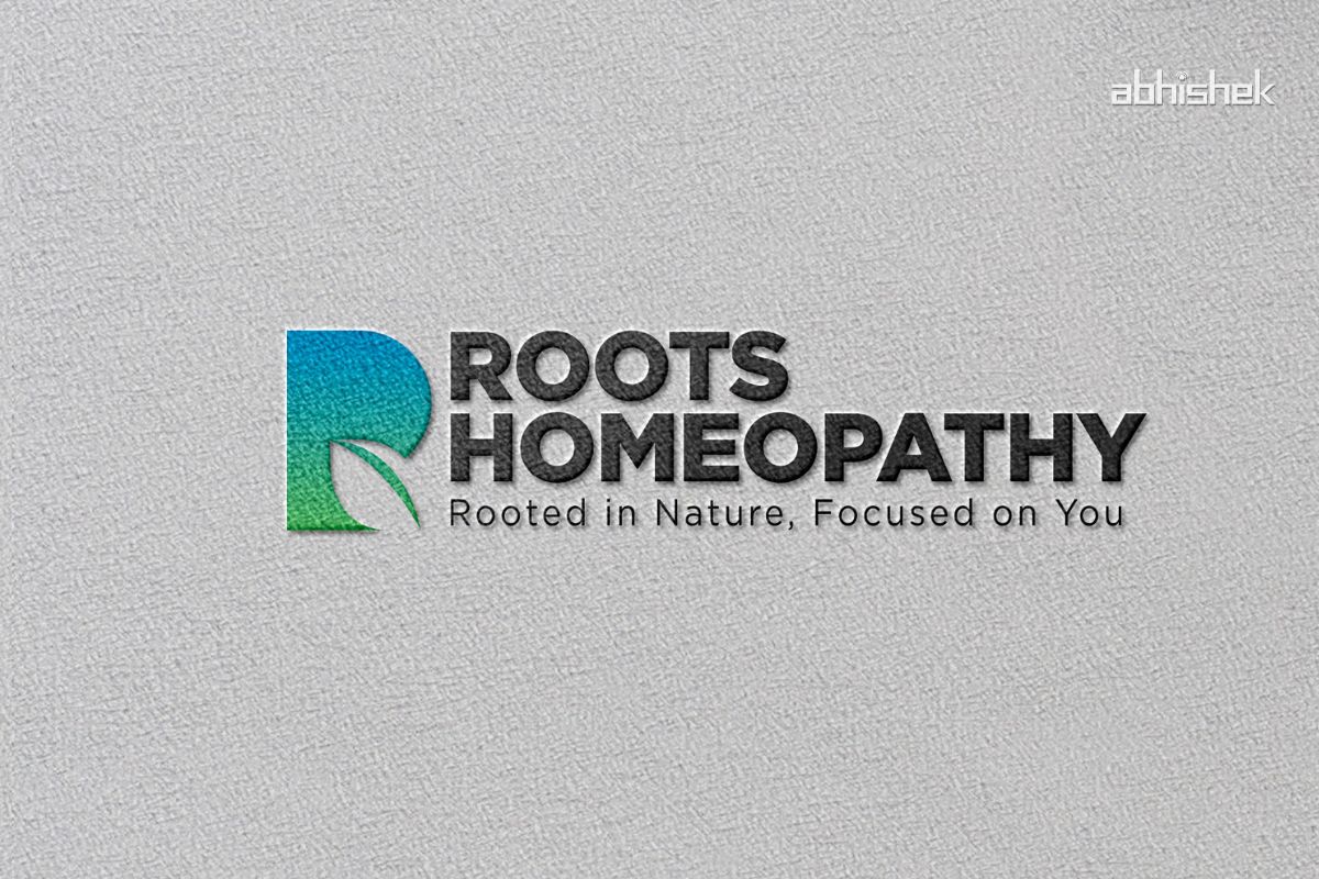 Homeopathy Logo Design for Natural Healthcare Brand Identity